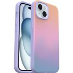 OtterBox iPhone 16e, 15, 14, & 13 Symmetry Series Case - Soft Sunset (Purple), Snaps to MagSafe, Ultra-Sleek, Raised Edges Protect Camera & Screen