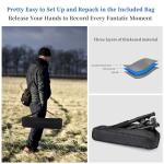 VICTIV 78" Tripod for Camera, Tall DSLR Tripod & Monopods, Professional Heavy Duty Tripod for Spotting Scopes, Binocular, Aluminum Camera Tripods Stand, Compatible with Canon Nikon Sony