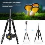 VICTIV 78" Tripod for Camera, Tall DSLR Tripod & Monopods, Professional Heavy Duty Tripod for Spotting Scopes, Binocular, Aluminum Camera Tripods Stand, Compatible with Canon Nikon Sony