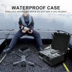 Lekufee Waterproof Hard Carrying Case with Padded Dividers for DJI Mavic 4 Pro, Air 3S, Mini 5 Pro/4/3, Partial Sony/Canon/Nikon Camera and Lens, and Accessories - Black