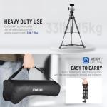 NEEWER Photography Tripod Dolly, Heavy Duty 33lbs Capacity Tripod Wheels with 2 inch Rubber Wheels, Adjustable Leg Mount and Carry Bag for Canon Nikon Sony DSLR Cameras Camcorder Photo Video Lighting
