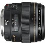 Canon EF 85mm f/1.8 USM Medium Telephoto Lens for Canon SLR Cameras - Fixed (Renewed)