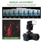 Meike MK430N TTL Speedlite Shoe Mount Flash Compatible with Nikon Cameras D7100 D5300 D5200 D3500 D3100 D600 D800 D3200 D90 D80 D300 D7500 D780 with Standard Hot Shoe