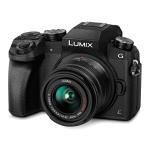 Panasonic LUMIX G7 4K Digital Camera, with LUMIX G VARIO 14-42mm Mega O.I.S. Lens, 16 Megapixel Mirrorless Camera, 3-Inch LCD, DMC-G7KK (Black)