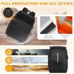 HAMBOLY Professional Camera Bag Backpack, Large Waterproof Photography Bag Case for DSLR/SLR/Mirrorless Camera with Tripod Holder/15.6’’ Laptop Compartment/Rain Cover, Compatible with Nikon/Sony/Canon