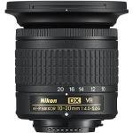 Nikon - AF-P DX NIKKOR 10-20mm f/4.5-5.6G VR Wide-Angle Zoom Lens for APS-C F-Mount Cameras (20067) + Filter Kit + Cap Keeper + Cleaning Kit