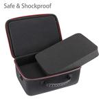 Hard Case with DIY Customizable Foam Inserts, EVA Shock Resistant Outdoor Hard Case for Small Drones, Storage and Transporting SLR Cameras, Digital Video Cameras, Pistols, Portable Speaker And More
