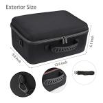 Hard Case with DIY Customizable Foam Inserts, EVA Shock Resistant Outdoor Hard Case for Small Drones, Storage and Transporting SLR Cameras, Digital Video Cameras, Pistols, Portable Speaker And More