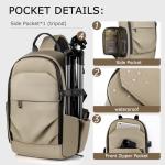 TAAOKA Camera Sling Bag, DSLR/SLR/Mirrorless Camera Backpack Case Shockproof Photography Backpack with Tripod Holder & Removable Modular Inserts Compatible with Canon/Nikon/Sony/Fuji