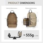 TAAOKA Camera Sling Bag, DSLR/SLR/Mirrorless Camera Backpack Case Shockproof Photography Backpack with Tripod Holder & Removable Modular Inserts Compatible with Canon/Nikon/Sony/Fuji