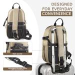 TAAOKA Camera Sling Bag, DSLR/SLR/Mirrorless Camera Backpack Case Shockproof Photography Backpack with Tripod Holder & Removable Modular Inserts Compatible with Canon/Nikon/Sony/Fuji