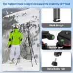 XXZU 74" Camera Tripod for DSLR/Monopod,360°Ball Head,Quick Release Plate,Phone Holder,Aluminum Lightweight Compact Travel Tripod Stand,Camera Tripod Compatible with DSLR/Phone,Max Load 10KG/22.05LB