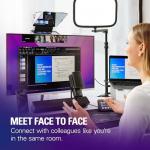 Elgato Prompter – Teleprompter with Built-in Screen for YouTube, Twitch, Zoom, MS Teams and more, Supports DSLR/Webcam/Smartphone, Drag & Drop Monitor Display, Works with Mac/PC & Stream Deck