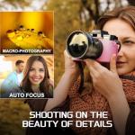 5K Digital Compact Camera for Photography and Video,48MP Vlogging Camera for YouTube with 180° Flip Screen,16X Digital Zoom,52mm Wide Angle & Macro Lens, 2 Batteries, 32GB TF Card