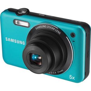 Samsung SL605 12.2 MP Digital Camera with 5X Optical Zoom and 2.7-Inch LCD Screen (Blue)