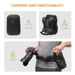 Lowepro ProTactic BP 450 AW III Camera Backpack, 4-point Access, Professional Camera Bag, DSLR/Drones/Mirrorless, Up to 16" Laptop, Rain Cover, for Photographer,Videographer, Volume 28L