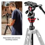 Manfrotto Befree Live Twist, Travel Tripod in Aluminum with Twist Closure, Camera Tripod for DSLR, Mirrorless, Reflex Cameras and Video Cameras, Camera and Video Accessories