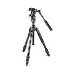 Manfrotto Befree Live Twist, Travel Tripod in Aluminum with Twist Closure, Camera Tripod for DSLR, Mirrorless, Reflex Cameras and Video Cameras, Camera and Video Accessories