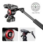 Manfrotto Befree Live Twist, Travel Tripod in Aluminum with Twist Closure, Camera Tripod for DSLR, Mirrorless, Reflex Cameras and Video Cameras, Camera and Video Accessories