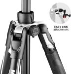 Manfrotto Befree Live Twist, Travel Tripod in Aluminum with Twist Closure, Camera Tripod for DSLR, Mirrorless, Reflex Cameras and Video Cameras, Camera and Video Accessories