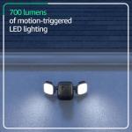 Blink Outdoor 4 Floodlight Camera — Wireless smart security camera, 700 lumens, two-year battery life, enhanced motion detection, Sync Module Core included — 1 camera system