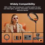 SMALLRIG 10500mAh Replacement USB-C Battery for Sony NP-F970, PD 36W Fast Charging, 3.5H Fully Charged, for Sony FX3/A7 IV/A7S III, for Canon R5/R6, for Nikon Z8, Power Supply for LED Light, Monitor