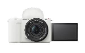 Sony Alpha ZVE10 II - APS-C Interchangeable Lens Mirrorless Content Creators’ Camera - White - with Lens