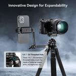 SmallRig AP-10 Carbon Fiber Tripod, 52.4" Lightweight Compact Camera Tripod with Detachable Monopod, 360° Ball Head, Quick Release Plate, Payload 26.5 lbs, for Canon for Sony, DSLR Camera, Phone-4060