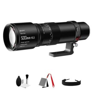 TTArtisan 500mm F6.3 Telephoto Lens Full Frame Large Aperture Wide-Angle Long-Focus Lens Compatible with with Canon EF-Mount Cameras EOS 5D Mark IV, EOS 6D Mark II, EOS 90D,7D,