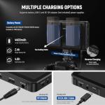 NEEWER F700 7" Camera Field Monitor, 2000nit HD 1920x1080 IPS Touch Screen with 3D LUT, 4K HDMI Loop in/Out with Peak Focus DSLR Video Assist HDR Waveform, Cold Shoe Mount, 2 NP-F750 Batteries & Cable