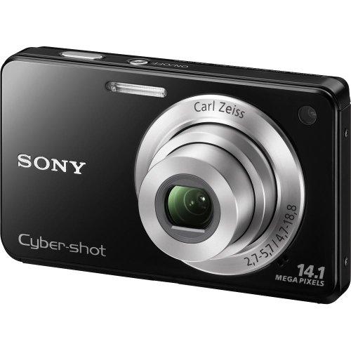 Sony Cyber-Shot DSC-W560 14.1 MP Digital Still Camera with Carl Zeiss Vario-Tessar 4x Wide-Angle Optical Zoom Lens and 3.0-inch LCD (Black)