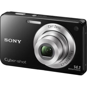 Sony Cyber-Shot DSC-W560 14.1 MP Digital Still Camera with Carl Zeiss Vario-Tessar 4x Wide-Angle Optical Zoom Lens and 3.0-inch LCD (Black)