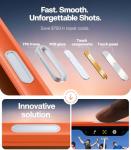 TORRAS for iPhone 17 Pro Case with Stand, Fit for MagSafe, 4X Military Drop Protection, Camera Control Button, Slim Soft Edge Phone Case for iPhone 17 Pro, Translucent Matte Cover 6.3", Bright Orange