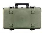 Monoprice Weatherproof Hard Case - 22in x 14in x 8in, OD Green with Customizable Foam, Shockproof, IP67
