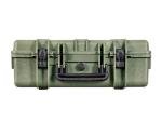 Monoprice Weatherproof Hard Case - 22in x 14in x 8in, OD Green with Customizable Foam, Shockproof, IP67