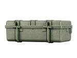 Monoprice Weatherproof Hard Case - 22in x 14in x 8in, OD Green with Customizable Foam, Shockproof, IP67