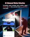 PROWLI Security Cameras Wireless Outdoor, 2.5K WiFi Battery Powered Cameras for Home Security with AI Motion Detection, Color Night Vision, IP66 Weatherproof, 2-Way Audio, SD/Cloud Storage