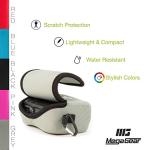 MegaGear Canon Powershot Sx730 Hs, Sx720 Hs, Sx710 Hs, G16, G15 Ultra Light Neoprene Camera Case, With Carabiner - Gray - MG1246, PU Leather