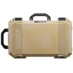 Pelican Vault - v525 Hard Case with Foam for Camera, Drone, Equipment, Electronics, Gear, and More (Tan)