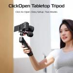 ULANZI Tabletop Tripod for Camera Mini Vlogging Tripod TT38, Uka F38 ClickOpen Flexible Travel Tripods for Sony/Canon/Nikon/Fujifilm DSLR DJI Osmo Nano Pocket Shooting Selfie Video Vlog