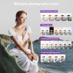 4K Digital Camera for Photography & Vlogging, 56MP YouTube Camera with WiFi, 3" 180° Flip Screen, 16X Digital Zoom, 52mm Wide Angle & Macro Lens, 32GB TF Card, 2 Batteries – Purple