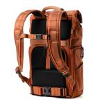 Think Tank FocusPoint 22L RollTop Camera Backpack - Urban Rust: Expandable Travel & Camera Backpack with Laptop Sleeve, Quick Side and Back Access, Rain Cover – Versatile Photography & Travel Bag
