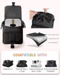 Prokva Instant Camera Case Compatible with Polaroid Now 3rd and Go Gen2 Series, Protective Camera Sling Bag with Adjustable Strap and Pockets, Black