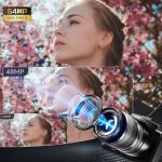 NBD 5K&64MP Digital Cameras for Photography,16X Optical Zoom Camera with 64GB Card, Vlogging Camera for YouTube with 180°Flipable Screen, WiFi & App Control,AutoFocus,2 Batteries (Black)