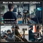 NBD 5K&64MP Digital Cameras for Photography,16X Optical Zoom Camera with 64GB Card, Vlogging Camera for YouTube with 180°Flipable Screen, WiFi & App Control,AutoFocus,2 Batteries (Black)