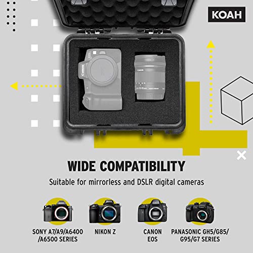 Koah Weatherproof Hard Case with Foam Inserts