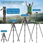 Tripod for Camera, 72" Tall Camera Tripod Monopod with Remote, Professional Heavy Duty Compact Camera Stand for Phone,DSLR, Spotting Scope, Telescope, Binocular