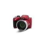 Minolta Pro Shot 16 Mega Pixel HD Digital Camera with 53x Optical Zoom, Full 1080p HD Video & 16GB SD Card, MN53Z, Red