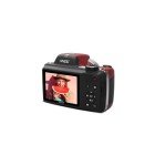 Minolta Pro Shot 16 Mega Pixel HD Digital Camera with 53x Optical Zoom, Full 1080p HD Video & 16GB SD Card, MN53Z, Red