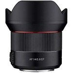 Rokinon AF 14mm F2.8 Weather Sealed Auto Focus Wide Angle Lens for Canon EF, Black (IO14AF-C)